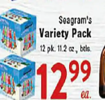 Rio Valley Market Seagram's Variety Pack offer