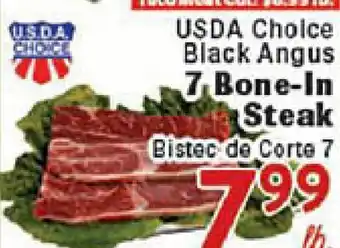 Rio Valley Market USDA Choice Black Angus 7 Bone-In Steak offer