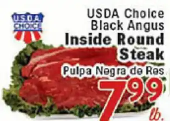 Rio Valley Market USDA Choice Black Angus Inside Round Steak offer