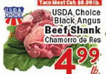 Rio Valley Market USDA Choice Black Angus Beef Shank offer