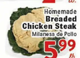 Rio Valley Market Homemade Breaded Chicken Steak offer
