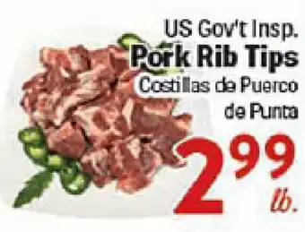 Rio Valley Market US Gov't Insp. Pork Rib Tips offer