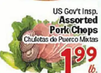 Rio Valley Market US Gov't Insp. Assorted Pork Chops offer