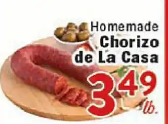 Rio Valley Market Homemade Chorizo de La Casa offer