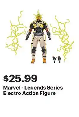 Best Buy Marvel - Legends Series Electro Action Figure offer