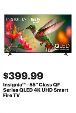 Best Buy Insignia - 55 Class QF Series QLED 4K UHD Smart Fire TV offer