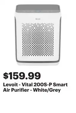 Best Buy Levoit - Vital 200S-P Smart Air Purifier - White/Grey offer