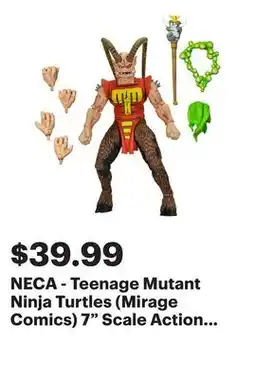 Best Buy NECA - Teenage Mutant Ninja Turtles (Mirage Comics) 7 Scale Action Figure Savanti Romero offer