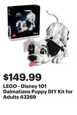 Best Buy LEGO - Disney 101 Dalmatians Puppy DIY Kit for Adults 43269 offer