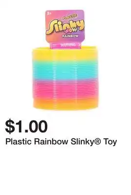 Five Below Plastic Rainbow Slinky Toy offer