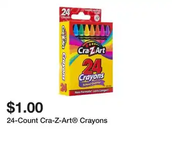 Five Below 24-Count Cra-Z-Art Crayons offer