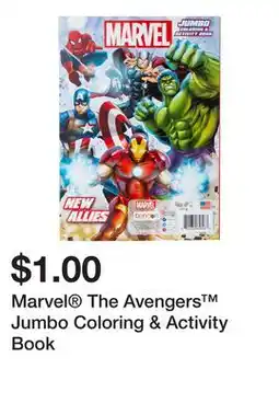 Five Below Marvel The Avengers Jumbo Coloring & Activity Book offer