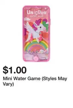Five Below Mini Water Game (Styles May Vary) offer