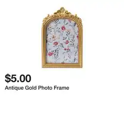 Five Below Antique Gold Photo Frame offer