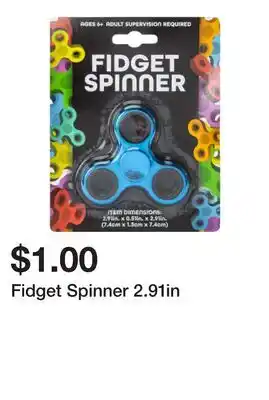 Five Below Fidget Spinner 2.91in offer