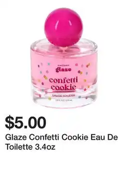 Five Below Glaze Confetti Cookie Eau De Toilette 3.4oz offer