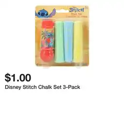 Five Below Disney Stitch Chalk Set 3-Pack offer