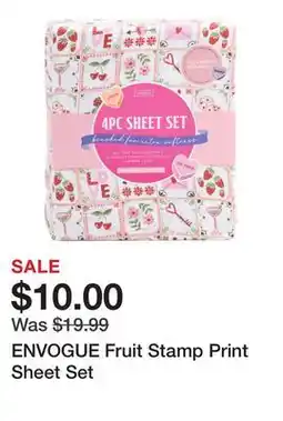 Marshalls ENVOGUE Fruit Stamp Print Sheet Set offer