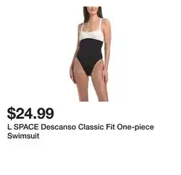 Marshalls L SPACE Descanso Classic Fit One-piece Swimsuit offer