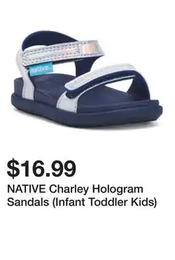 Marshalls NATIVE Charley Hologram Sandals (Infant Toddler Kids) offer