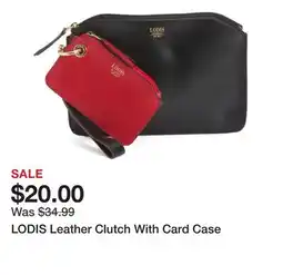 Marshalls LODIS Leather Clutch With Card Case offer