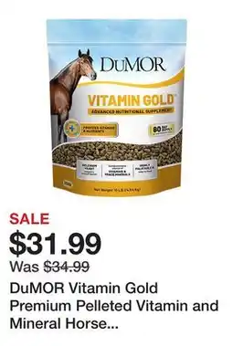 Tractor Supply Company DuMOR Vitamin Gold Premium Pelleted Vitamin and Mineral Horse Supplement, 10 lb offer