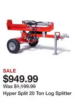 Tractor Supply Company Hyper Split 20 Ton Log Splitter offer