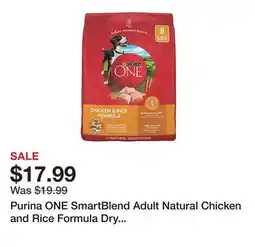 Tractor Supply Company Purina ONE SmartBlend Adult Natural Chicken and Rice Formula Dry Dog Food offer