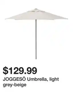 Ikea JOGGESÖ Umbrella, light grey-beige offer