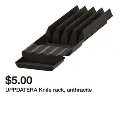 Ikea UPPDATERA Knife rack, anthracite offer