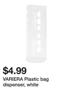 Ikea VARIERA Plastic bag dispenser, white offer