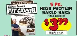Ollie's 5 PK. HIGH PROTEIN BAKED BARS offer