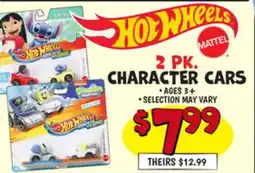 Ollie's 2 PK. CHARACTER CARS offer