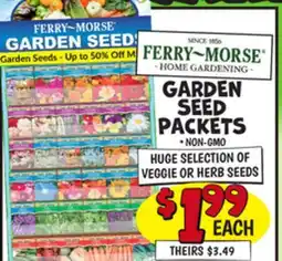 Ollie's Ferry Morse GARDEN SEED PACKETS offer