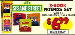 Ollie's SESAME STREET 3-BOOK FRIENDS SET offer