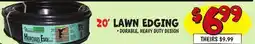 Ollie's 20' LAWN EDGING offer