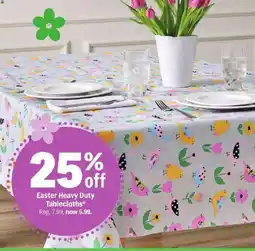 Meijer Easter Heavy Duty Tablecloths offer