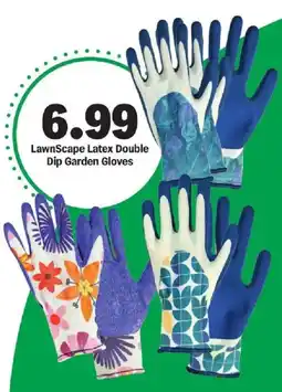 Meijer LawnScape Latex Double Dip Garden Gloves offer