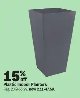 Meijer Plastic Indoor Planters offer