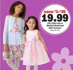 Meijer Lilt, Little Lass or Blueberi Boulevard Kids' Dresses offer