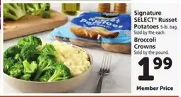 Safeway Broccoli Crowns offer