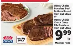 Safeway USDA Choice Beef Steaks offer