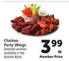 Safeway Chicken Party Wings offer