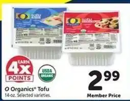Safeway O Organics Tofu offer
