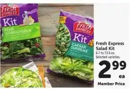 Safeway Fresh Express Salad Kit offer
