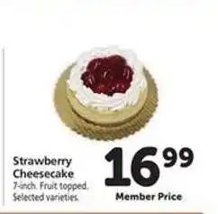 Safeway Strawberry Cheesecake offer