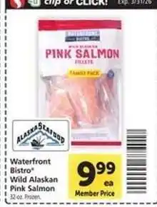 Safeway Waterfront BISTRO Wild Alaskan Pink Salmon offer