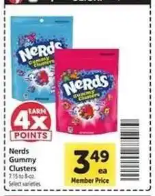 Safeway Nerds Gummy Clusters offer