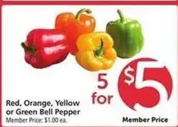Safeway Bell Peppers offer