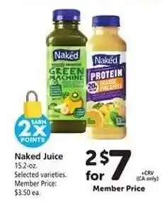 Safeway Naked Juice offer